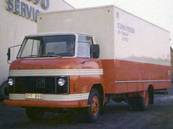 Lastbil för flytt från 60-talet